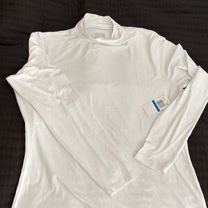 32 Degrees White Turtleneck Top